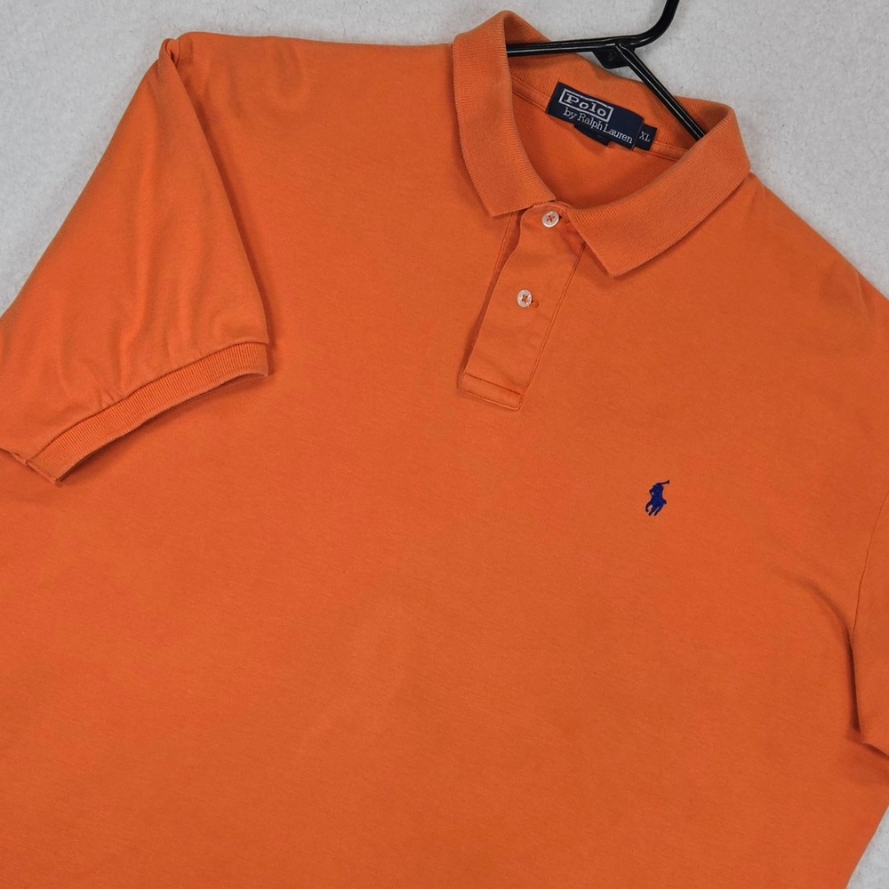 Polo Ralph Lauren Polo Shirt Mens XL Orange OSU‎ Oklahoma State University Logo